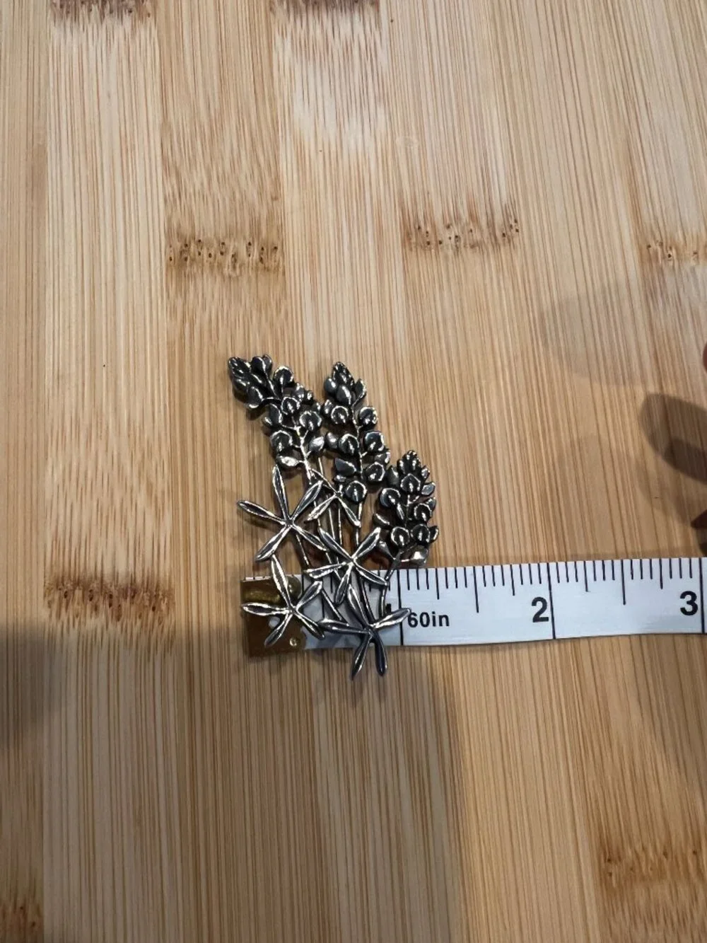 Retired James Avery Bluebonnet Sterling Silver Vintage Brooch Pin